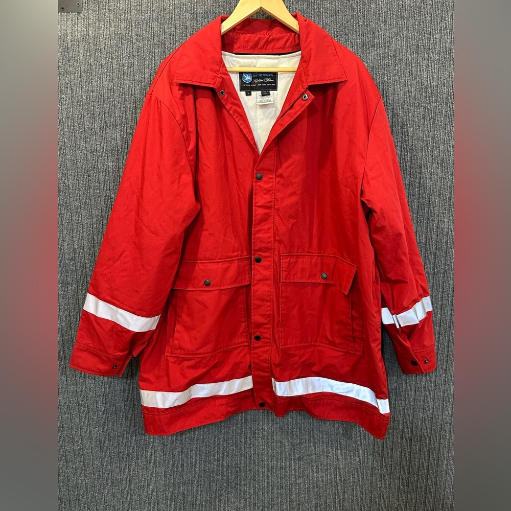 Spiewak‎ Golden Fleece men's public safety red reflective lined jacket